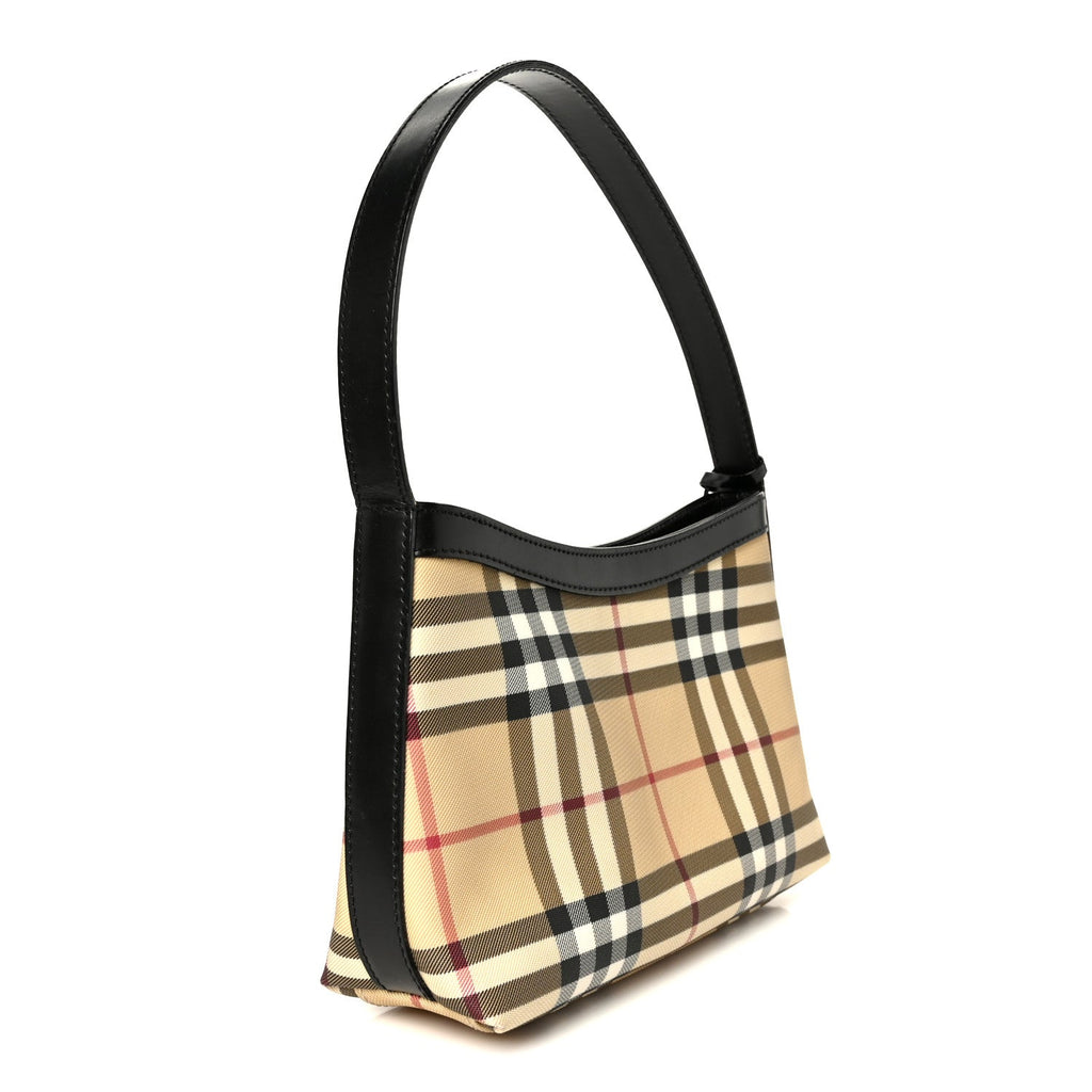 Vintage Check Shoulder Bag Black