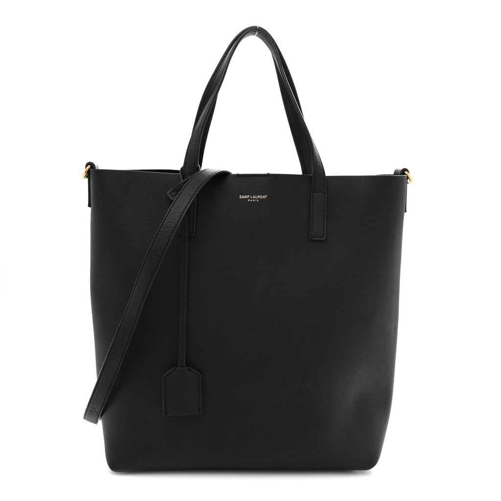 Calfskin Toy Shopping Tote Black