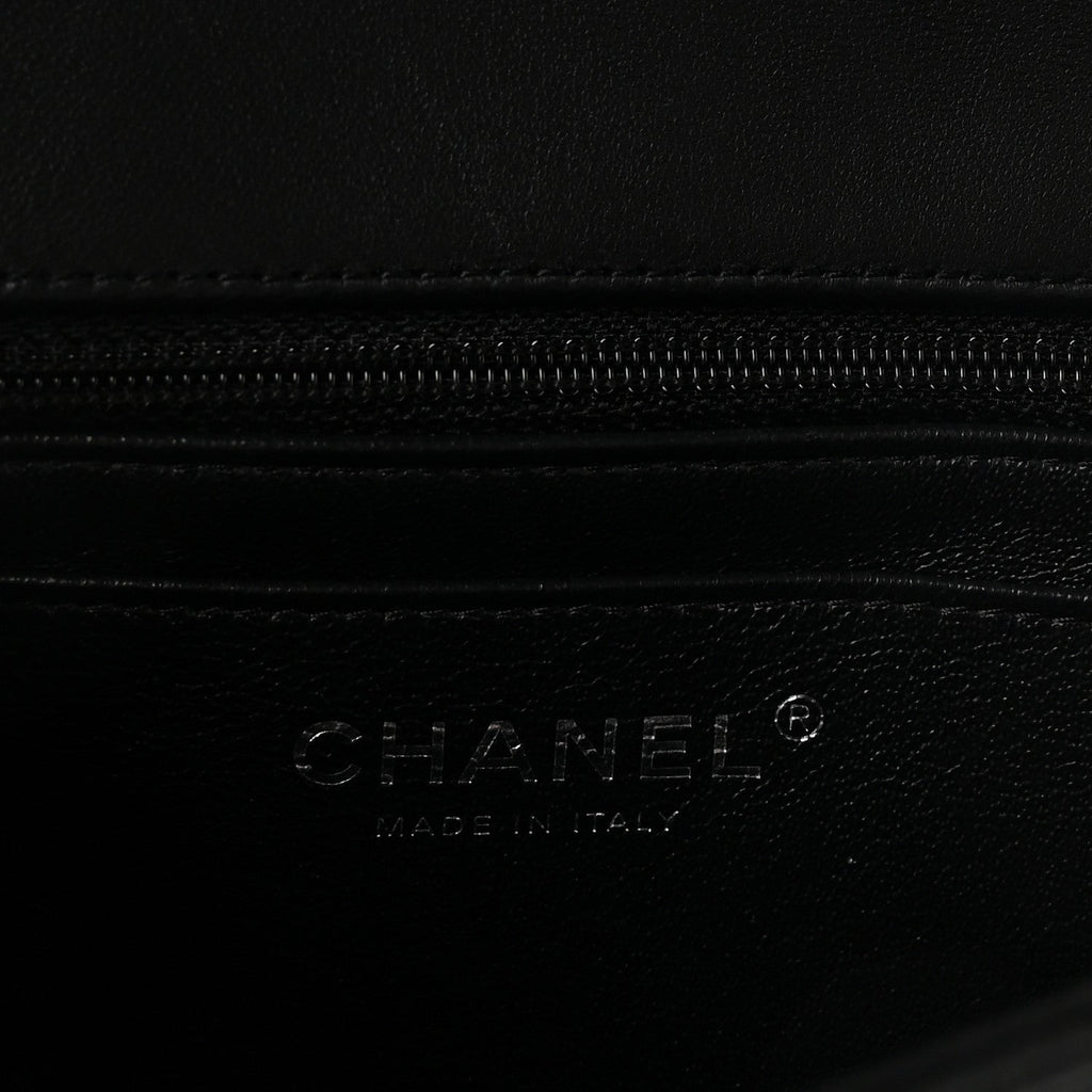 Lambskin Quilted Mini Rectangular Flap