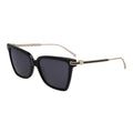 Salvatore Ferragamo Sunglasses Cat Eye Full Rim, Black Frame and Grey Lens SF2036S001