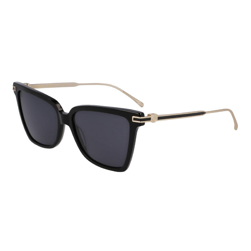 Salvatore Ferragamo Sunglasses Cat Eye Full Rim, Black Frame and Grey Lens SF2036S001