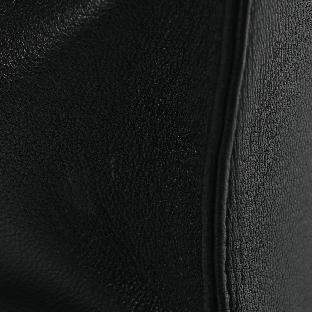 Lambskin Medium Diorama Flap Bag Black