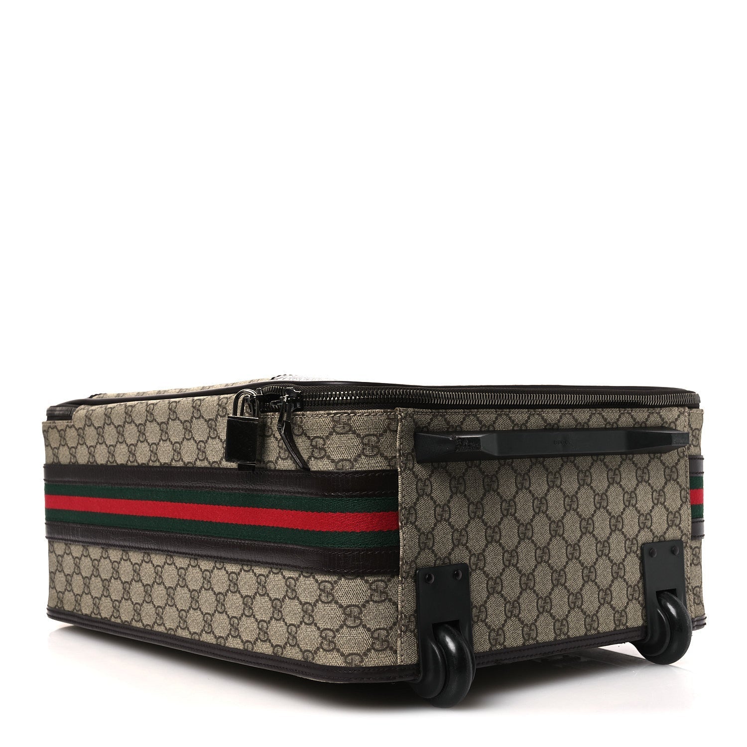 GG Plus Monogram Small Web Trolley Brown