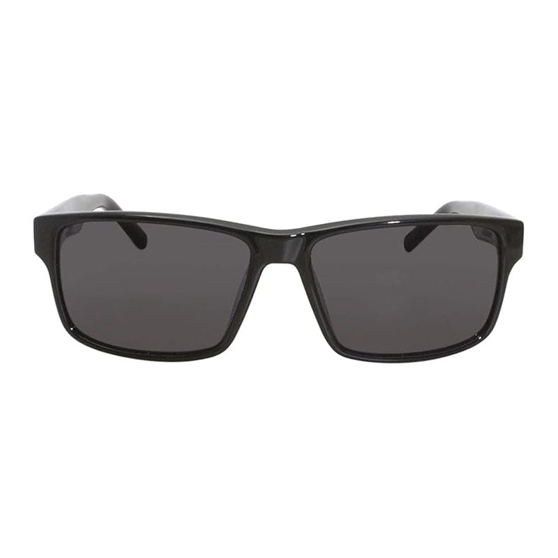 Salvatore Ferragamo Sunglasses Rectangle Full Rim, Black Frame and Grey Lens SF960S001