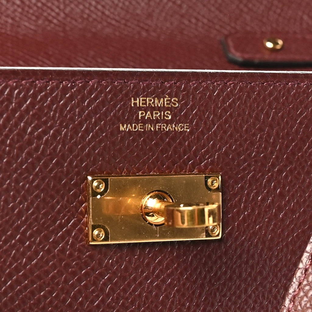 Epsom Kelly Wallet To Go Rouge Sellier