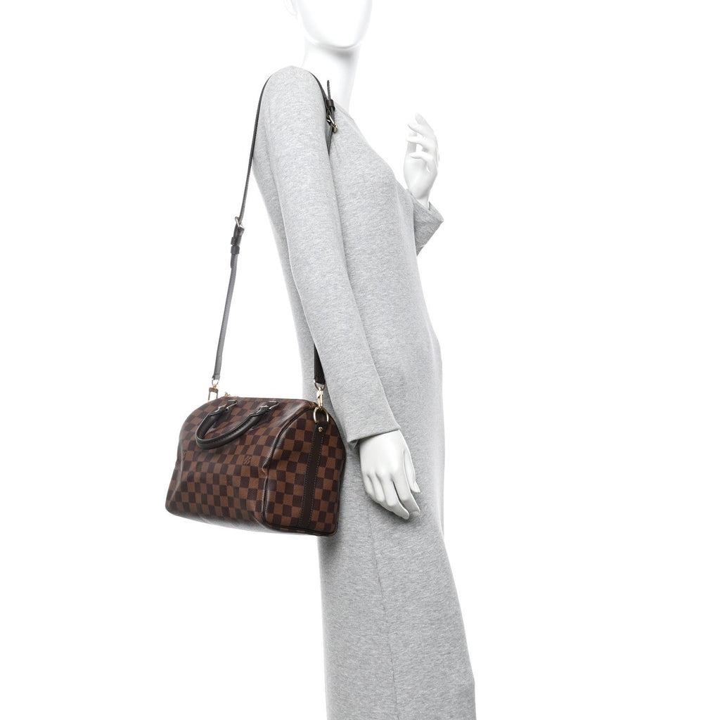 Damier Ebene Speedy Bandouliere 25