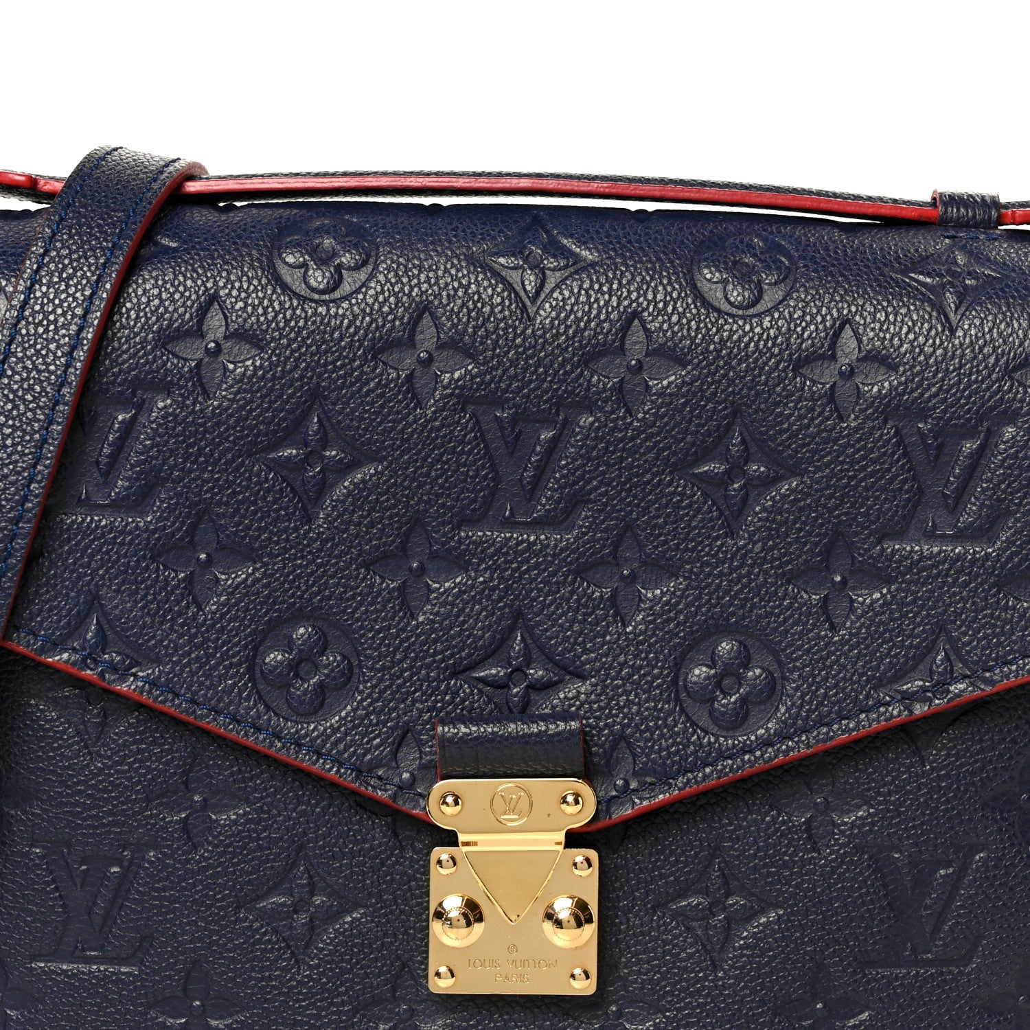 Empreinte Pochette Metis Marine Rouge