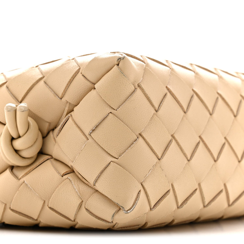 Nappa Intrecciato Mini Loop Camera Bag Porridge