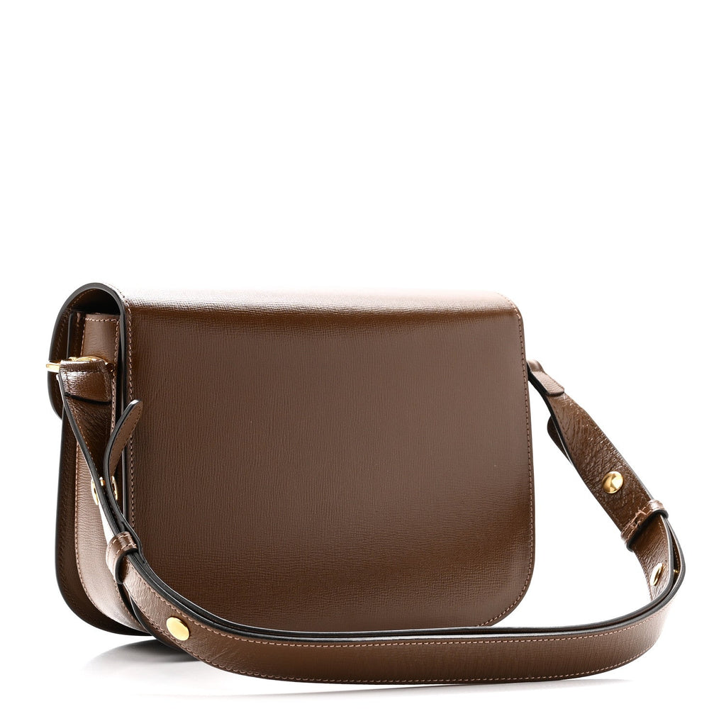 Azalea Calfskin Horsebit 1955 Shoulder Bag  Brown Sugar