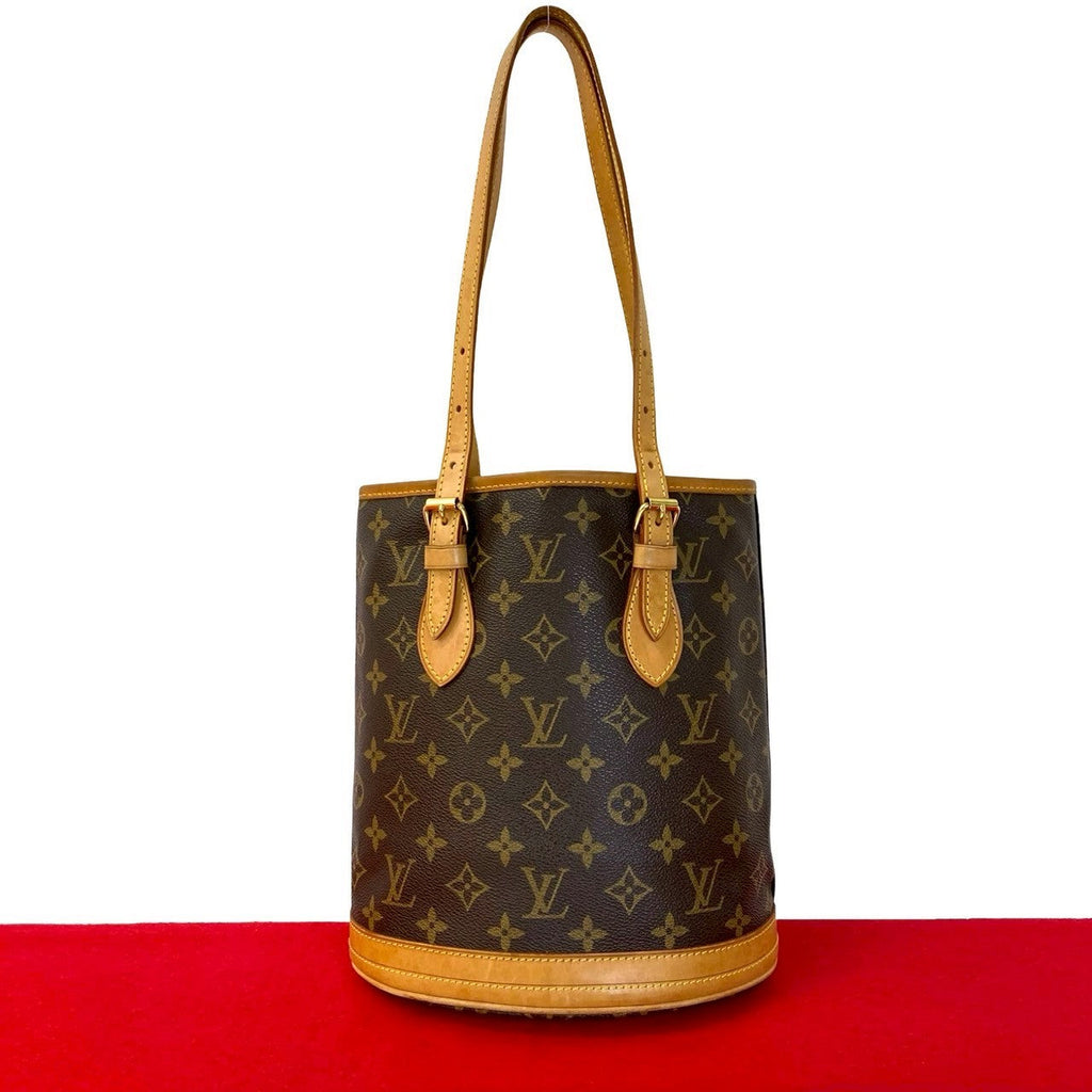 Louis Vuitton Monogram Leather Tote Bag