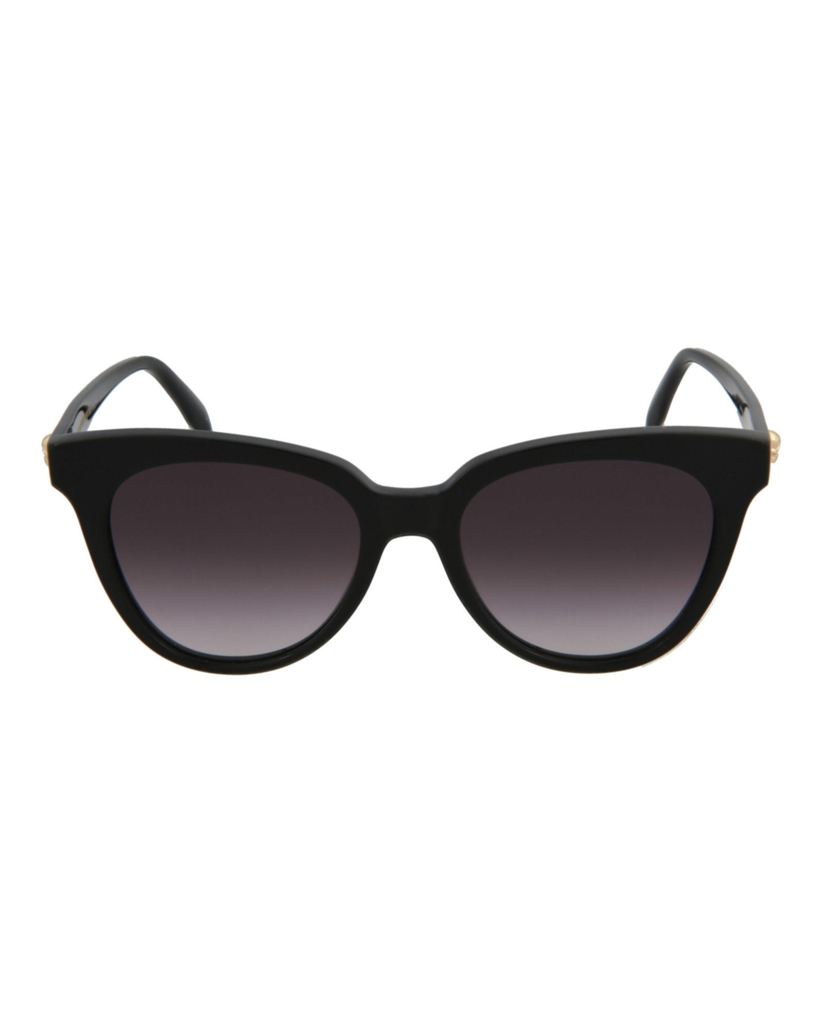Alexander McQueen Womens Cat Eye Black Fashion Designer Eyewear