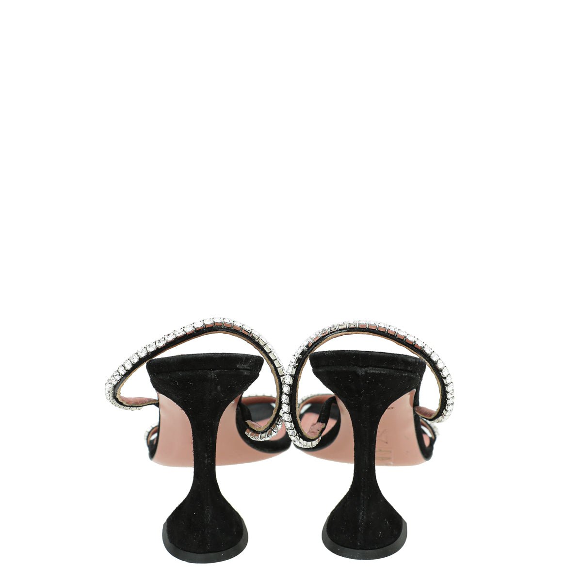 Amina Muaddi Black Gilda Sandals 40