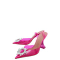 Amina Muaddi Pink Begum PVC Slingback 39