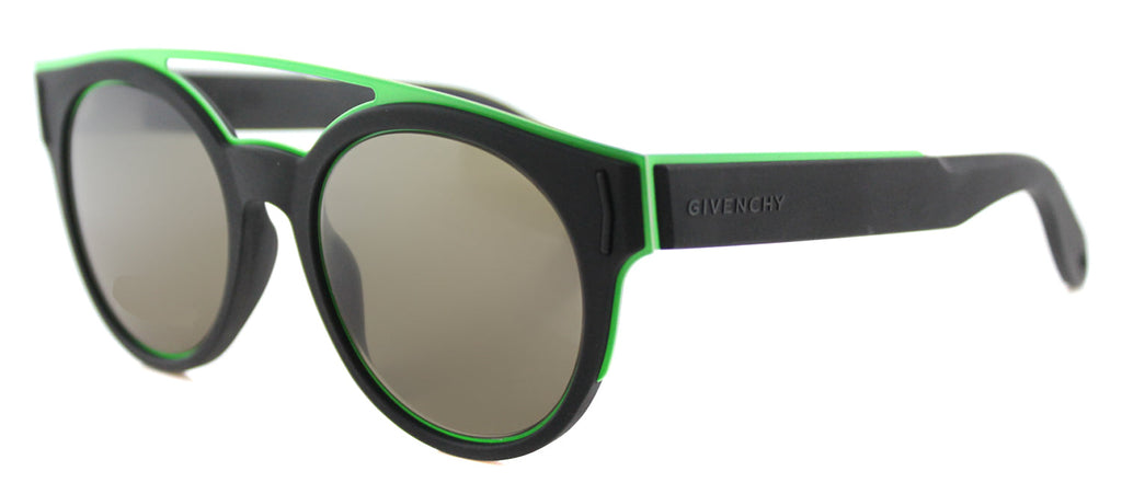 GV 7017 8VW Unisex Round Sunglasses Black
