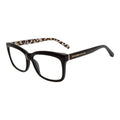 KS Dollie FP3 53mm Womens Rectangle Eyeglasses Black Leopard