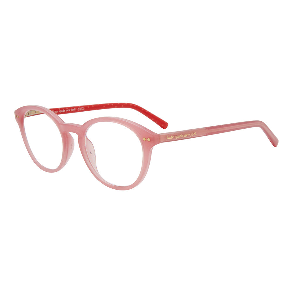 KS Kinslee 35J 0.00 Womens Round Eyeglasses Pink