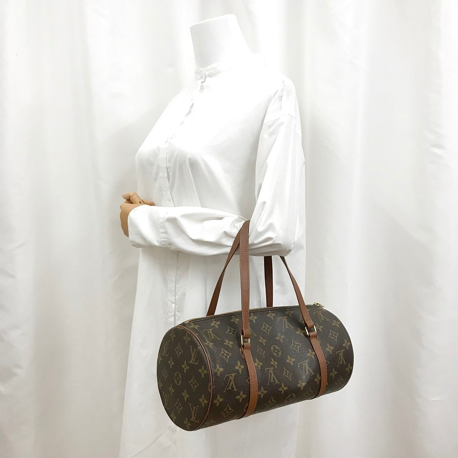 LOUIS VUITTON Monogram Old Papillon 30 M51365 Hand bag