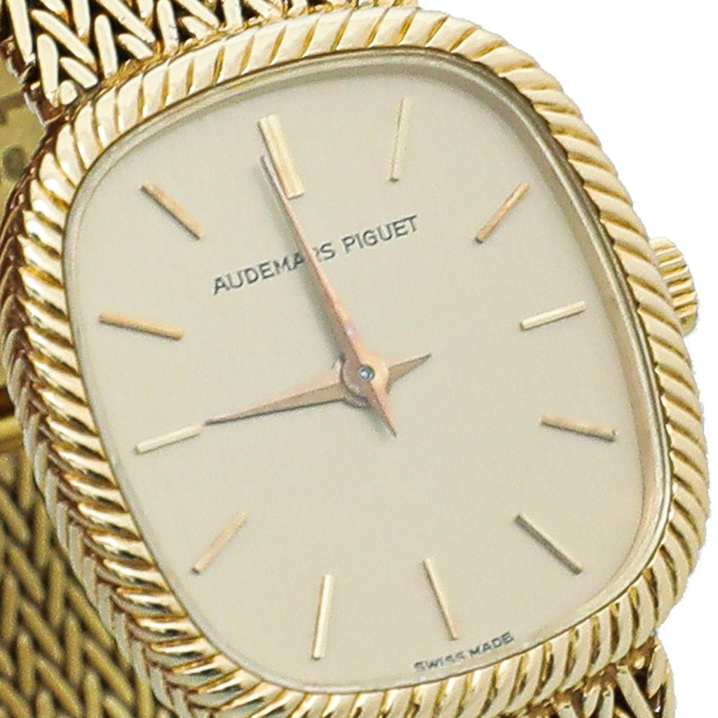 Audemars Piguet 18K Yellow Gold Vintage Cobra Integral Bracelet Watch