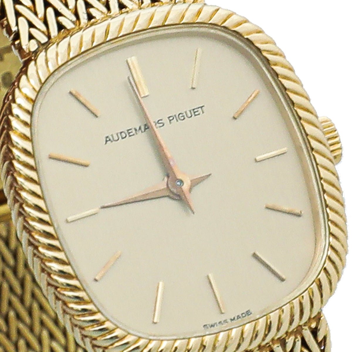 Audemars Piguet 18K Yellow Gold Vintage Cobra Integral Bracelet Watch