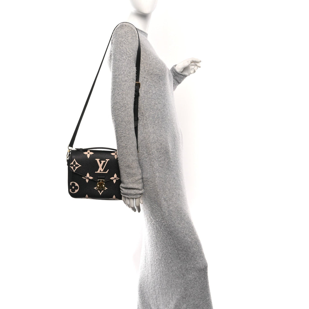 Empreinte Monogram Giant Pochette Metis Black Beige Black Beige