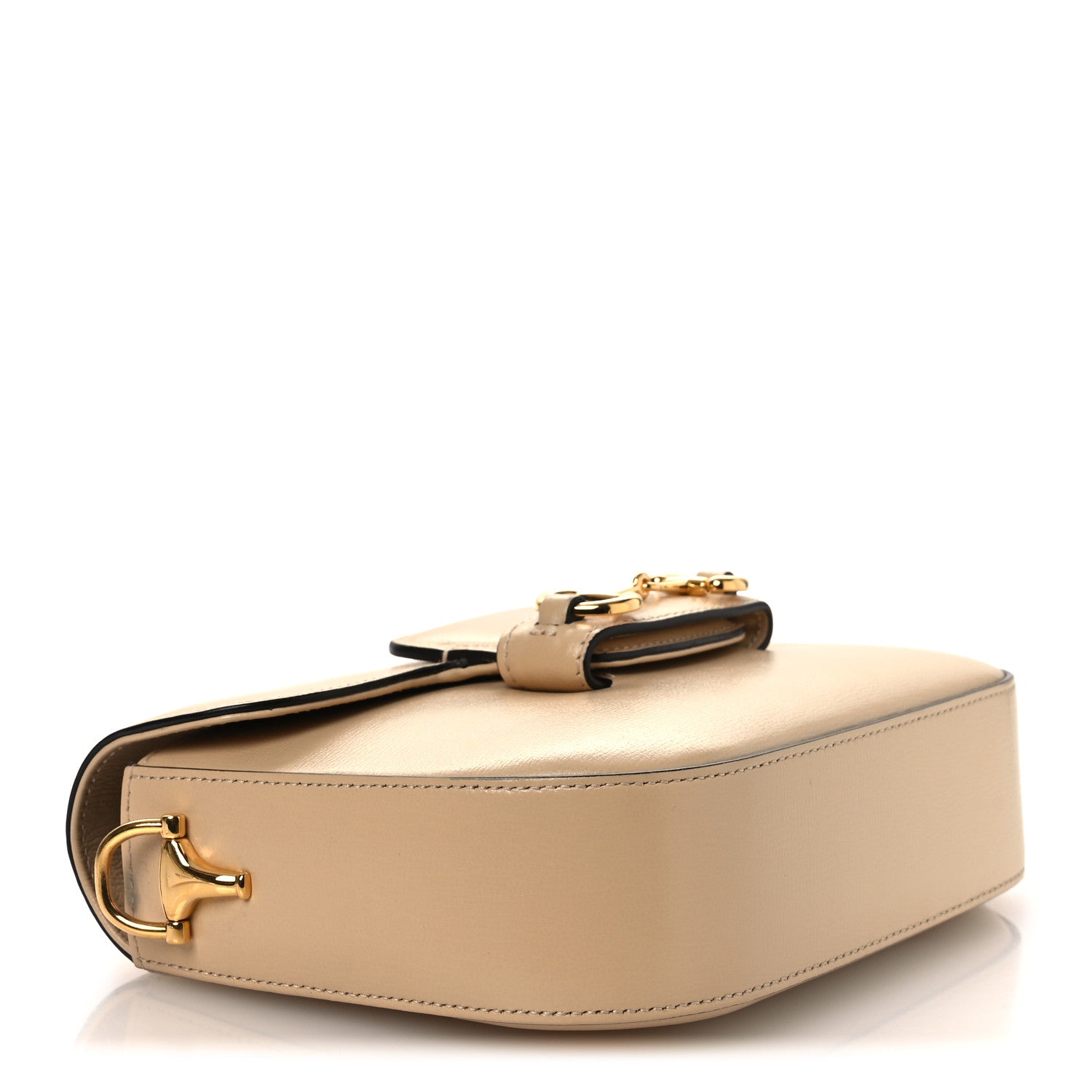 Azalea Calfskin Web Mini Horsebit 1955 Shoulder Bag Bubble Tea