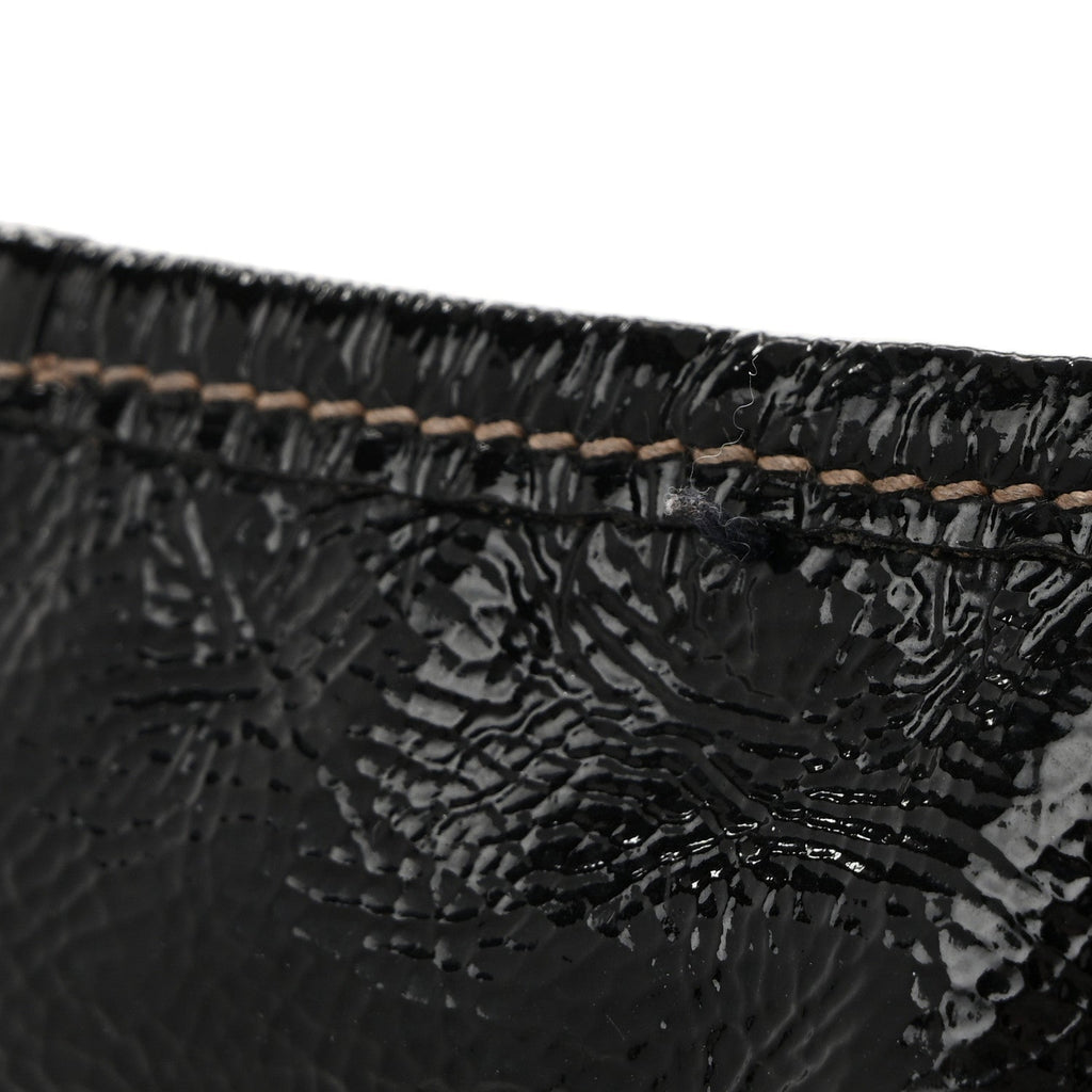 Patent Medium Pelham Shoulder Bag Black
