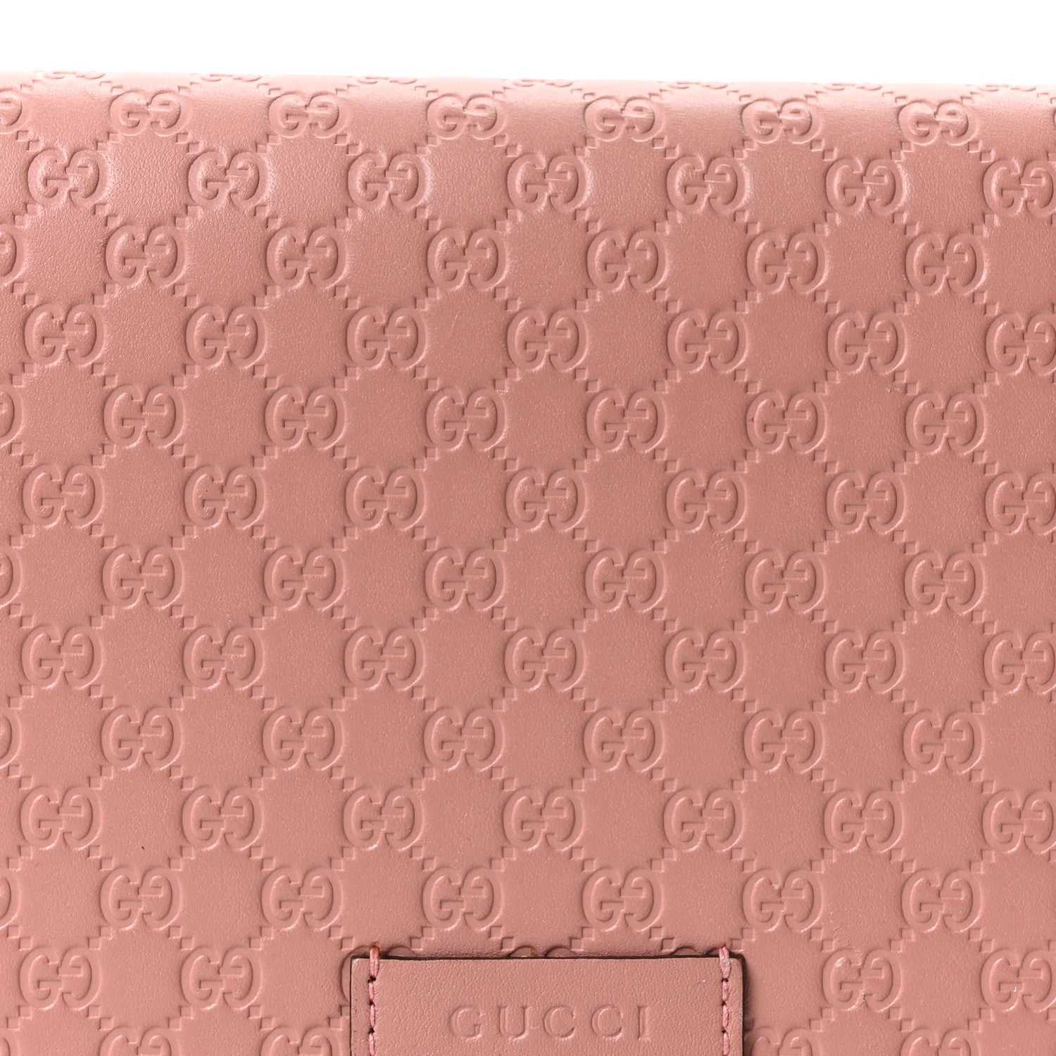 Microguccissima Crossbody Wallet Soft Pink