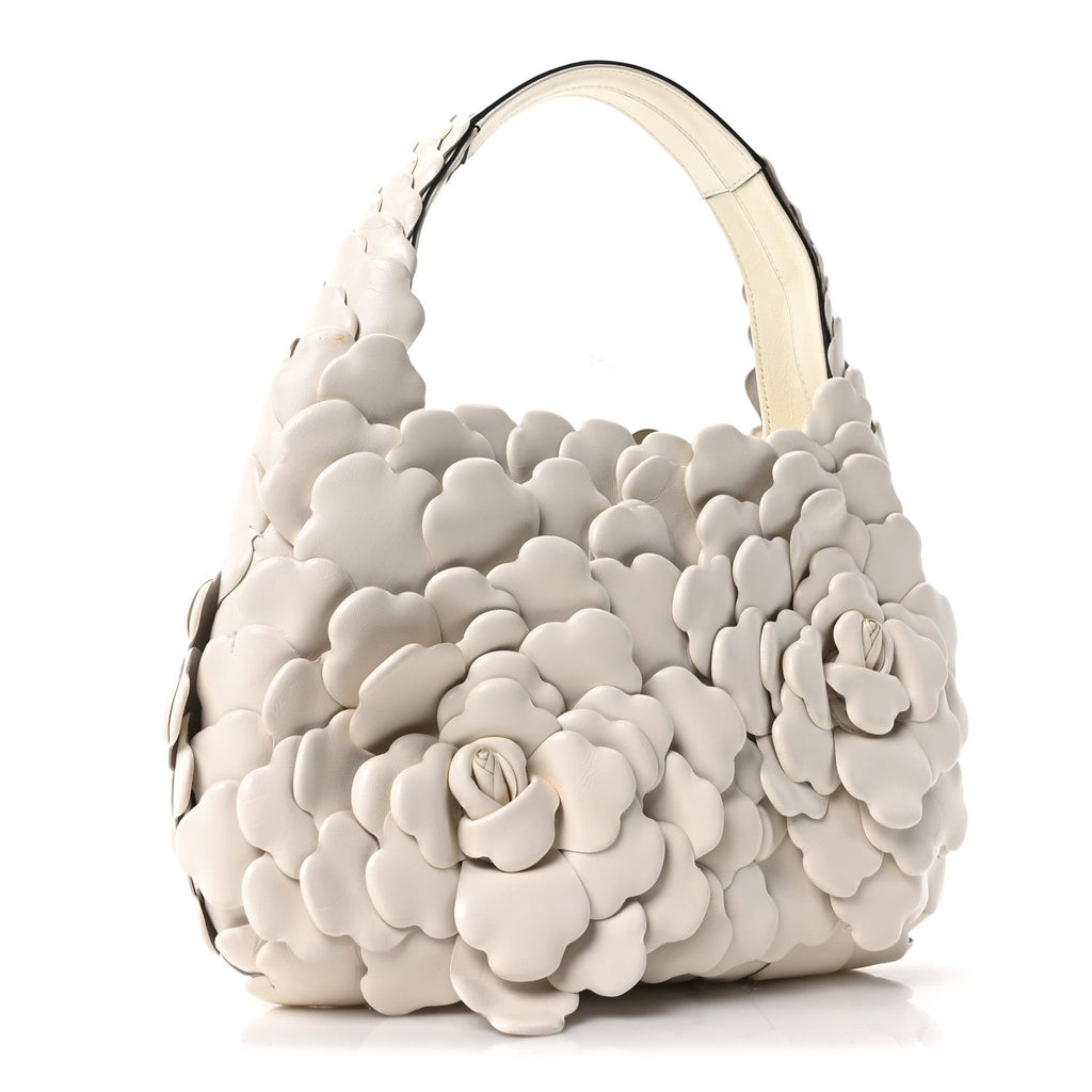 Nappa Atelier 03 Rose Edition Small Hobo White