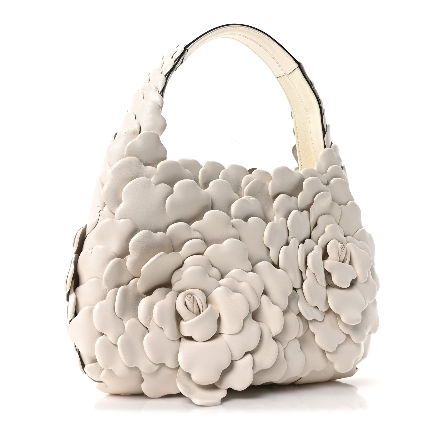 Nappa Atelier 03 Rose Edition Small Hobo White
