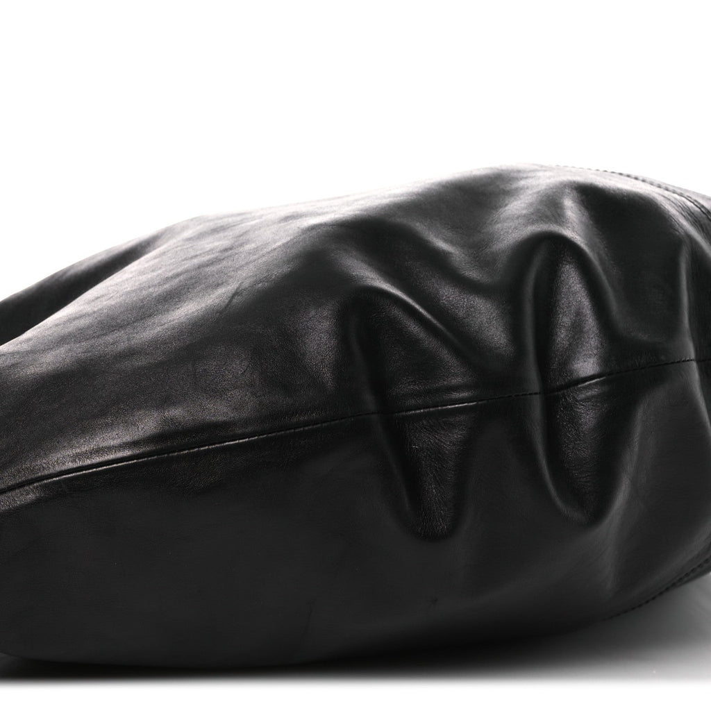Vintage Calfskin Extra Large Olivia Hobo Black