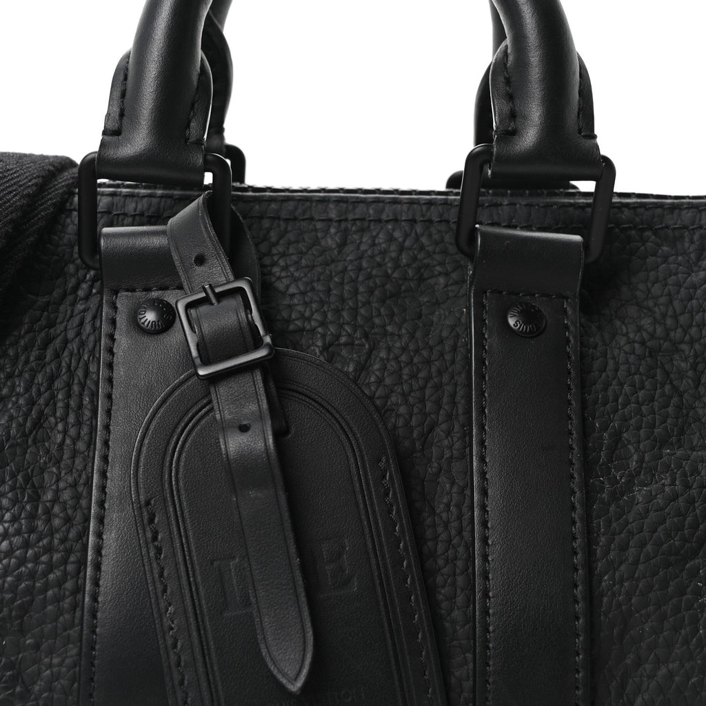 Monogram Taurillon Keepall Bandouliere 25 Black