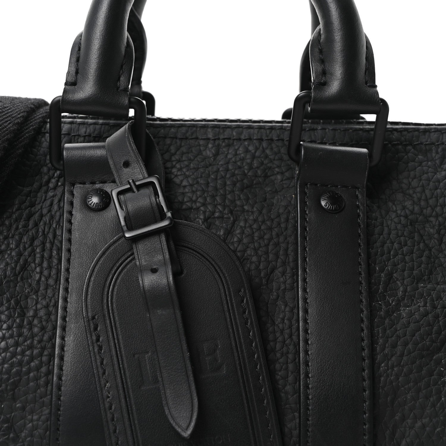 Monogram Taurillon Keepall Bandouliere 25 Black
