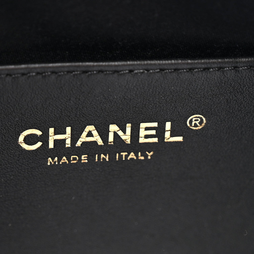 Caviar Quilted Mini Chanel 25 Handbag Black