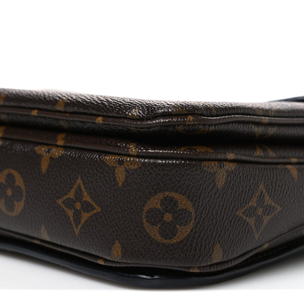 Monogram Braided Pochette Metis Safran