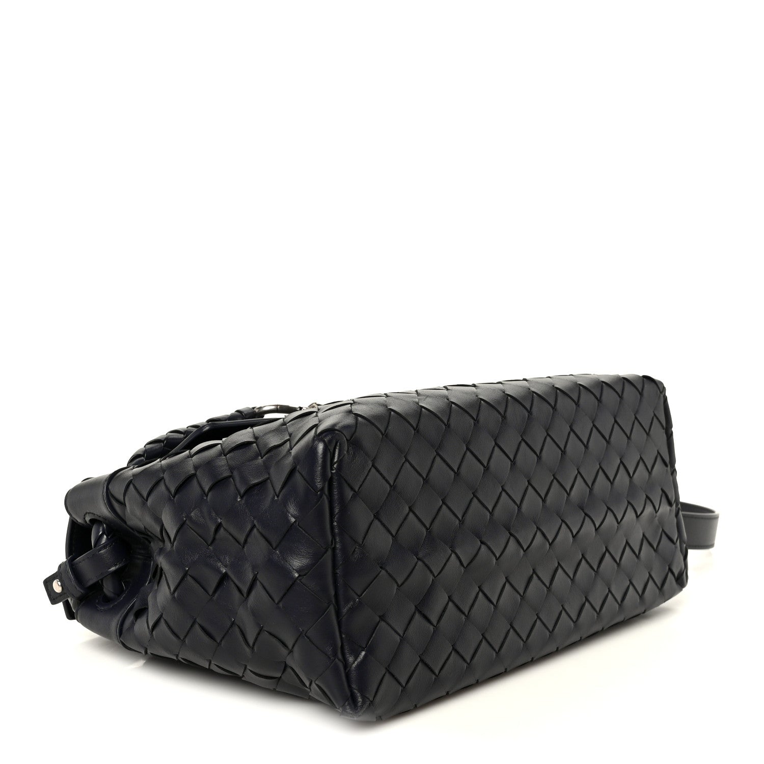 Calfskin Intrecciato Small Andiamo Messenger Bag Nocturnal