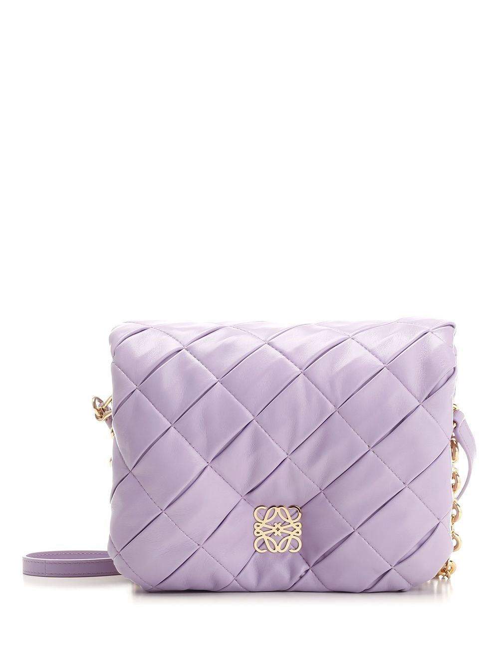 Loewe Women Mauve "Goya" Shoulder Bag