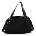 Monogram Medium Abbey Shoulder Bag Black