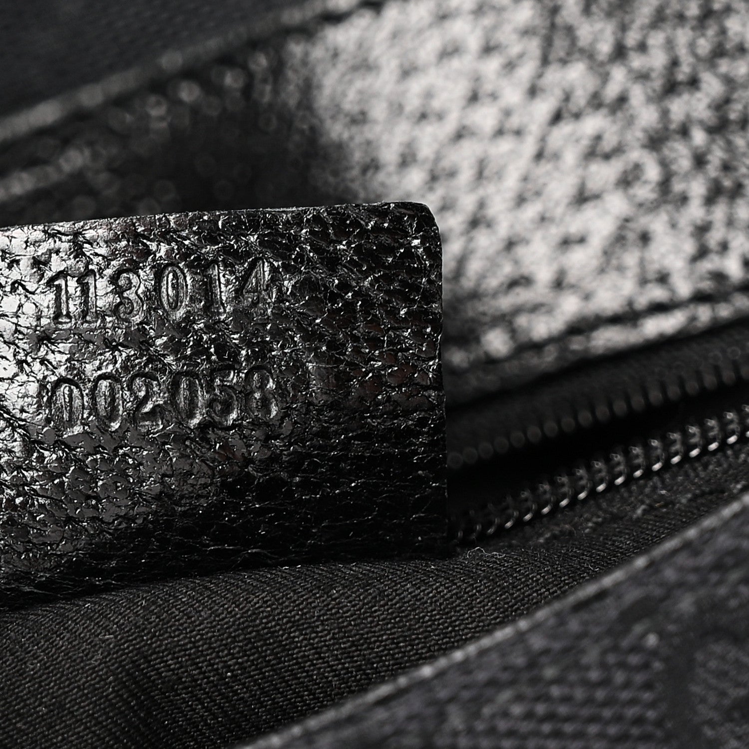 Monogram Satchel Black