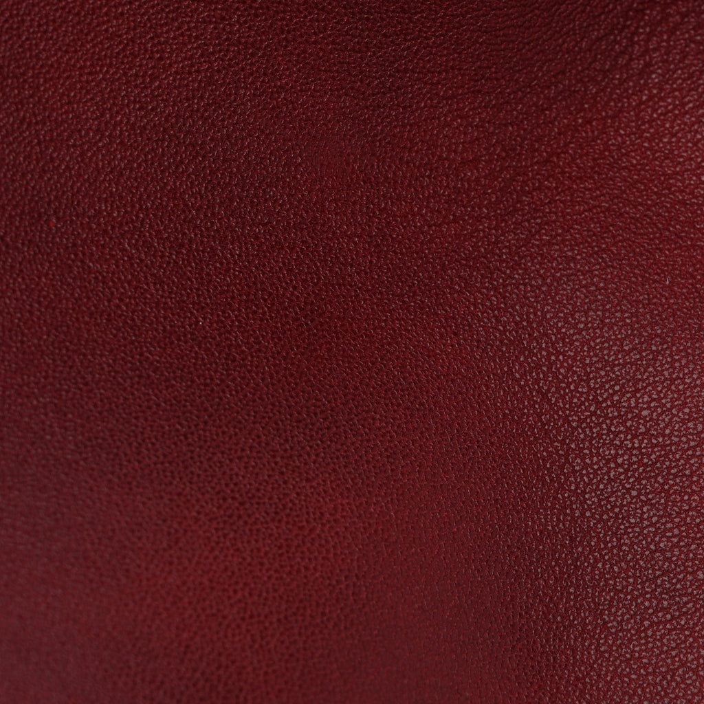 Calfskin Medium Marcie Satchel Stormy Red