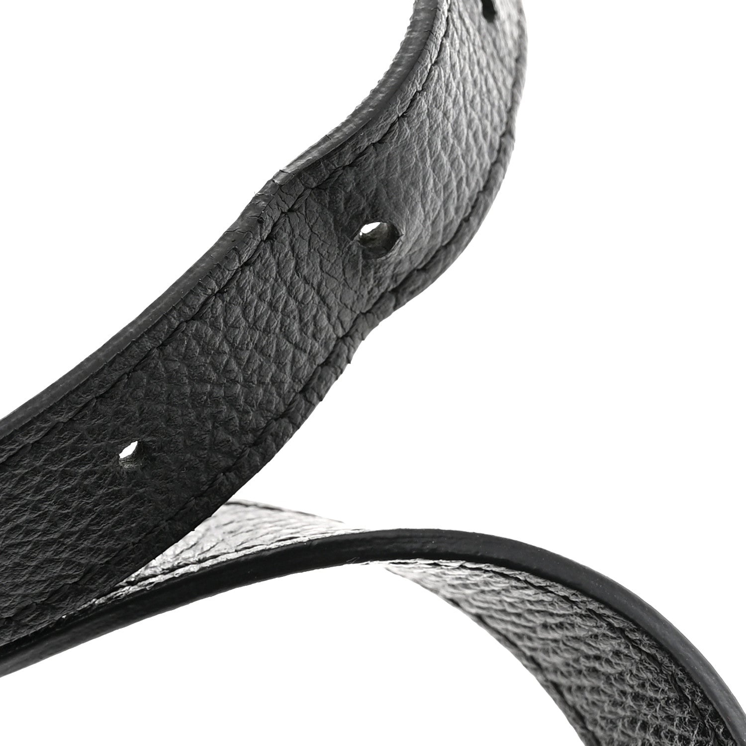 Grained Calfskin Quilted Waist Belt Bag Black