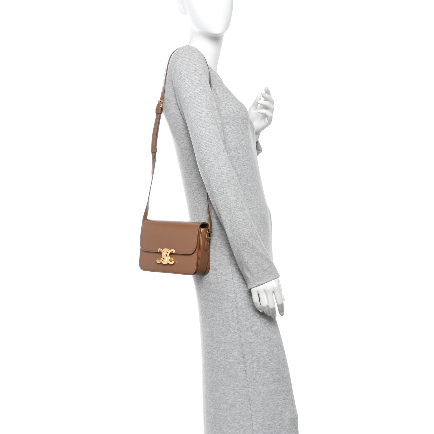 Shiny Calfskin Teen Triomphe Bronze