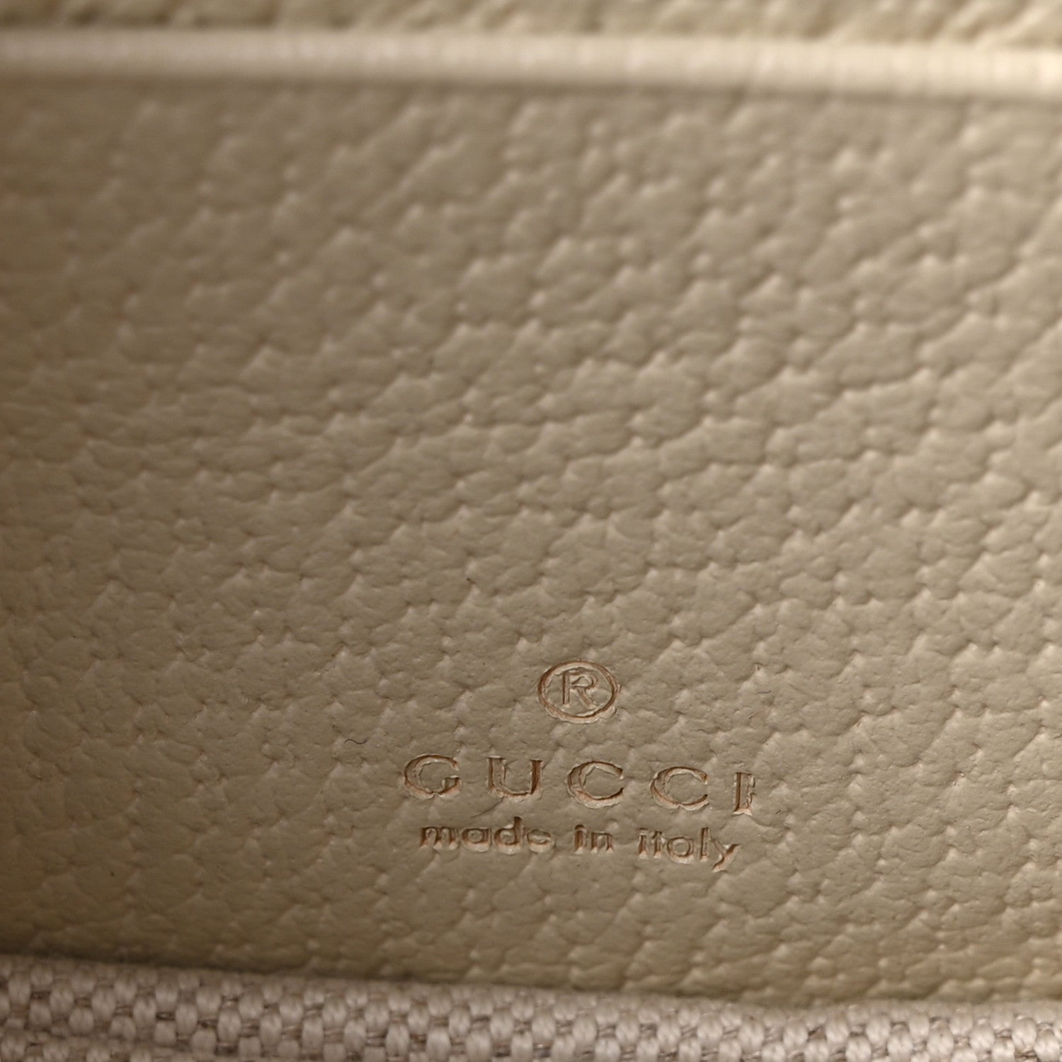 Monogram Jumbo GG Textured Dollar Calfskin Web Small Bamboo 1947 Top Handle Bag Off White
