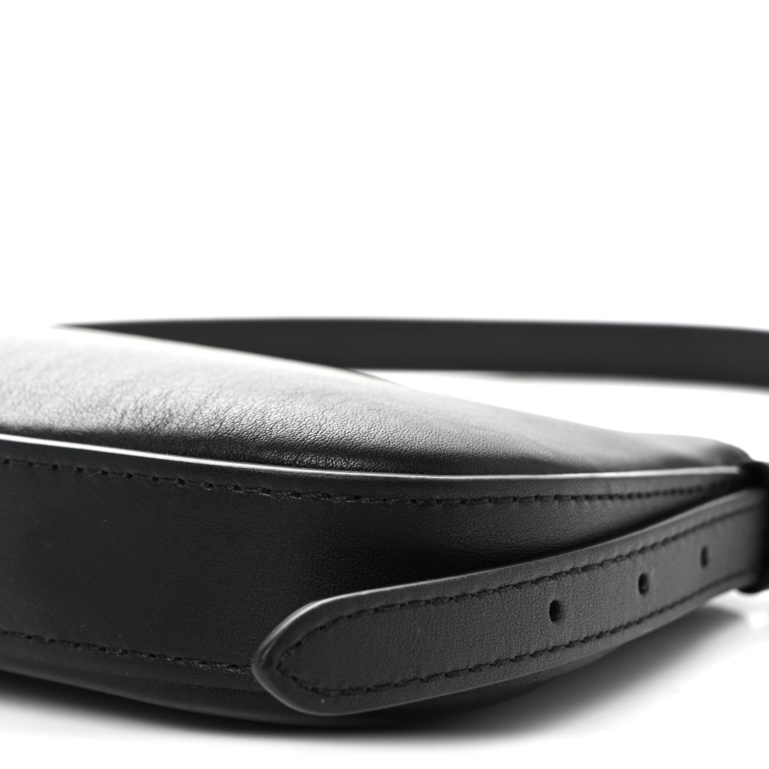 Calfskin LV Bloom Pochette Black