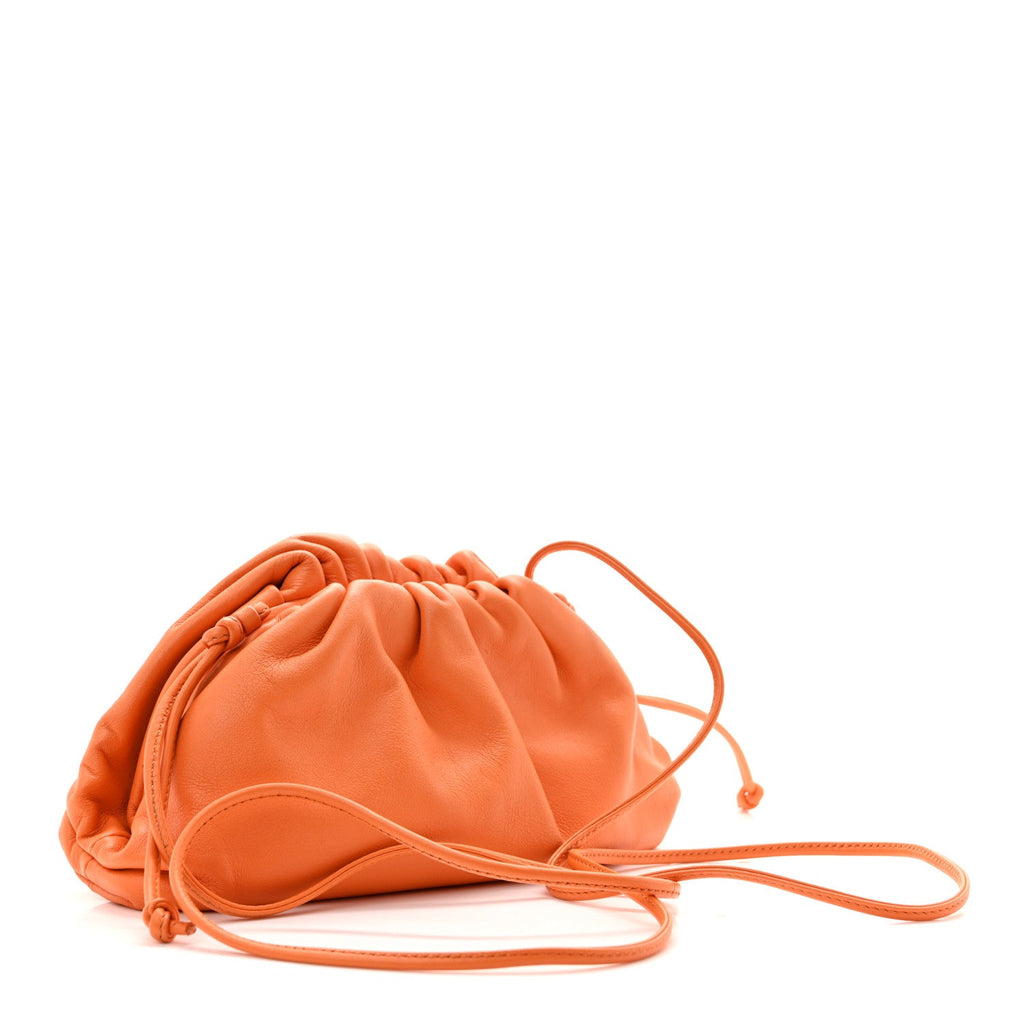 Butter Calfskin The Mini Pouch Light Orange