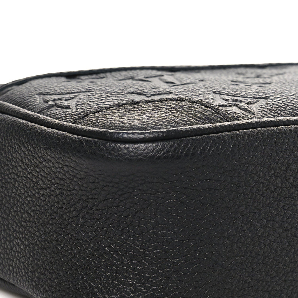 Empreinte Monogram Tiny Camera Bag Black