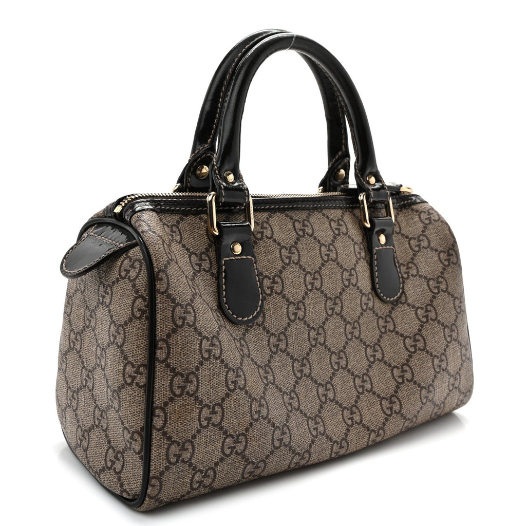 GG Plus Monogram Tattoo Heart Small Joy Boston Dark Brown