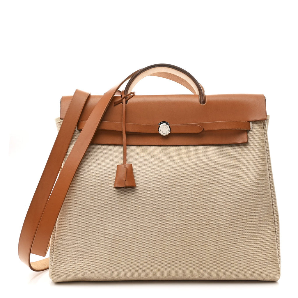 Toile Vache Calfskin Herbag 39 MM Black Natural