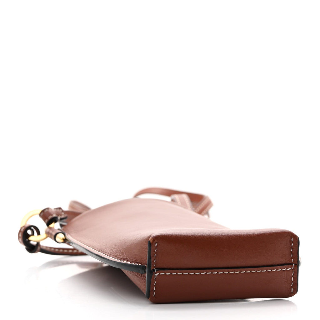 Smooth Calfskin Gate Pocket Rust