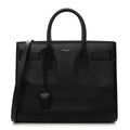 Calfskin Small Sac De Jour Black