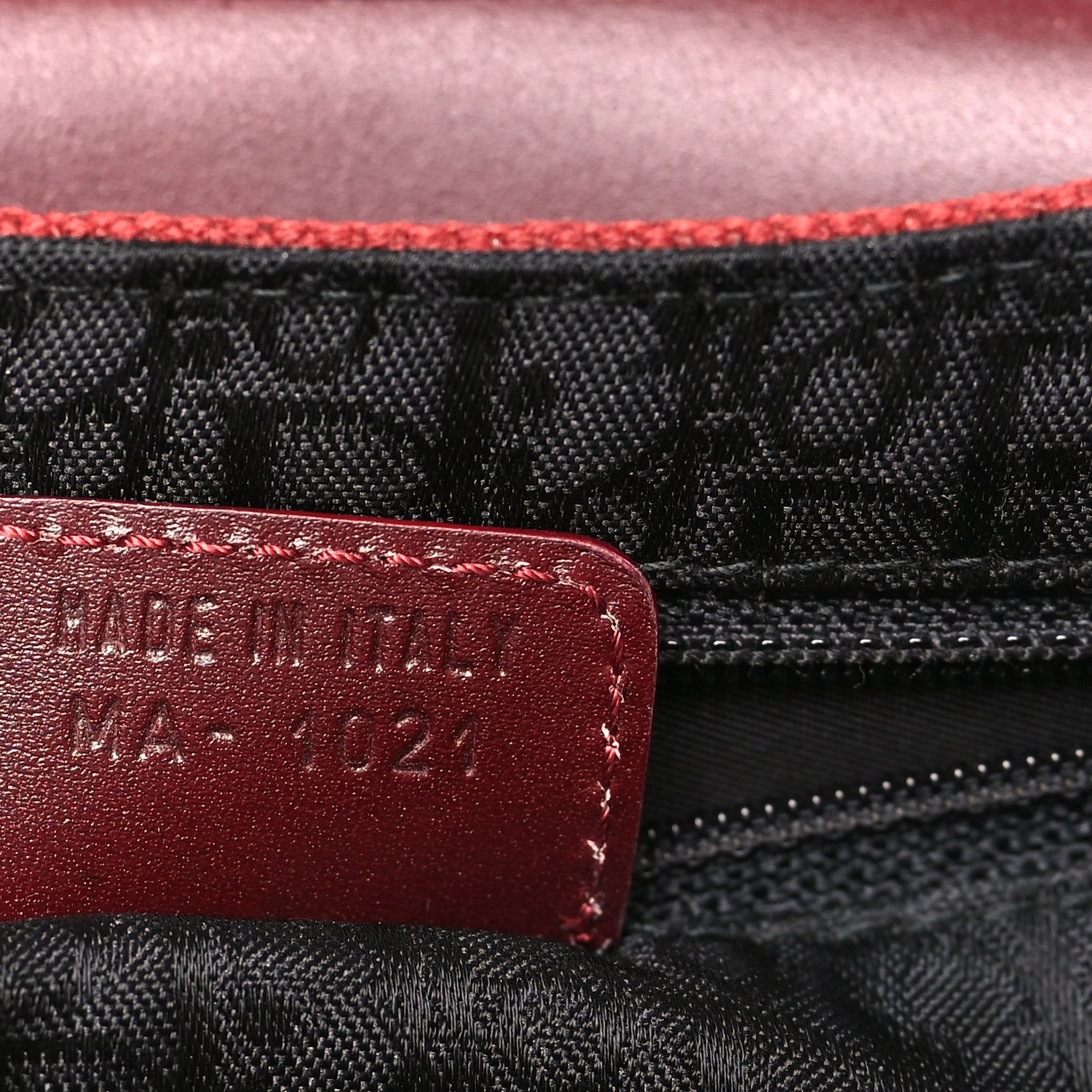 Canvas Calfskin Street Chic Columbus Ave Burgundy